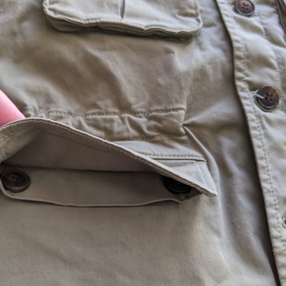NEW Bonpoint green utility jacket: size 6 (unisex) - Picture 8 of 8